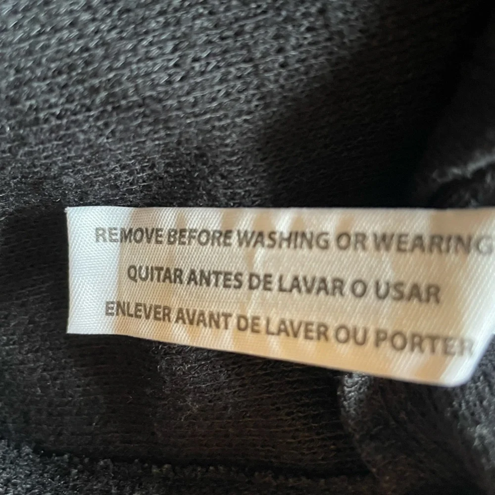J Crew Vintage Fleece black turtleneck